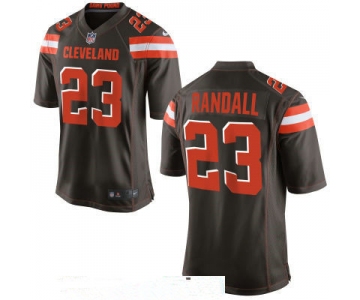 Men's Cleveland Browns #23 Damarious Randall Brown Team Color Stitched NFL Nike Game Jersey