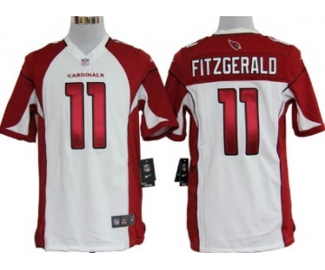 Nike Arizona Cardinals #11 Larry Fitzgerald White Game Jersey