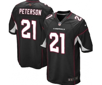 Nike Arizona Cardinals #21 Patrick Peterson Black Game Jersey