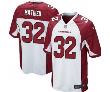 Nike Arizona Cardinals #32 Tyrann Mathieu White Game Jersey
