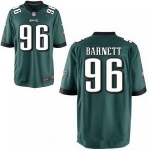 Men's 2017 NFL Draft Philadelphia Eagles #96 Derek Barnett Midnight Green Team Color Stitched NFL Nike Elite Jersey