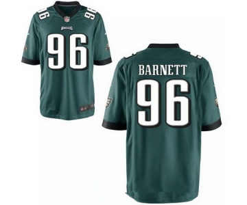 Men's 2017 NFL Draft Philadelphia Eagles #96 Derek Barnett Midnight Green Team Color Stitched NFL Nike Elite Jersey