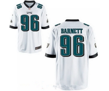 Men's 2017 NFL Draft Philadelphia Eagles #96 Derek Barnett White Road Stitched NFL Nike Elite Jersey