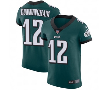 Men's Nike Philadelphia Eagles #12 Randall Cunningham Midnight Green Team Color Stitched NFL Vapor Untouchable Elite Jersey