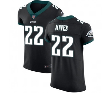 Men's Nike Philadelphia Eagles #22 Sidney Jones Black Alternate Stitched NFL Vapor Untouchable Elite Jersey