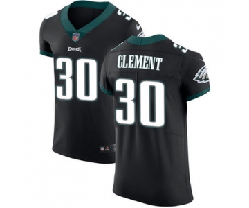 Men's Nike Philadelphia Eagles #30 Corey Clement Black Alternate Stitched NFL Vapor Untouchable Elite Jersey