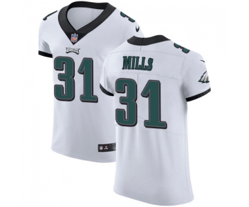 Men's Nike Philadelphia Eagles #31 Jalen Mills White Stitched NFL Vapor Untouchable Elite Jersey