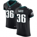 Men's Nike Philadelphia Eagles #36 Jay Ajayi Black Alternate Stitched NFL Vapor Untouchable Elite Jersey