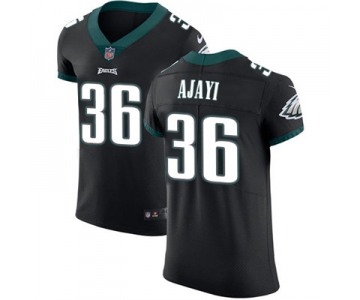 Men's Nike Philadelphia Eagles #36 Jay Ajayi Black Alternate Stitched NFL Vapor Untouchable Elite Jersey