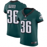 Men's Nike Philadelphia Eagles #36 Jay Ajayi Midnight Green Team Color Stitched NFL Vapor Untouchable Elite Jersey