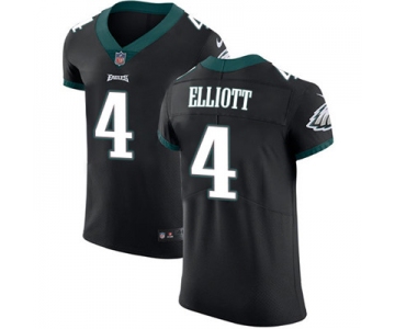 Men's Nike Philadelphia Eagles #4 Jake Elliott Black Alternate Stitched NFL Vapor Untouchable Elite Jersey