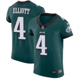 Men's Nike Philadelphia Eagles #4 Jake Elliott Midnight Green Team Color Stitched NFL Vapor Untouchable Elite Jersey