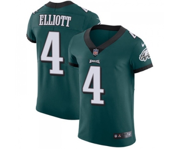 Men's Nike Philadelphia Eagles #4 Jake Elliott Midnight Green Team Color Stitched NFL Vapor Untouchable Elite Jersey