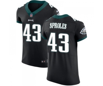 Men's Nike Philadelphia Eagles #43 Darren Sproles Black Alternate Stitched NFL Vapor Untouchable Elite Jersey