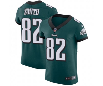 Men's Nike Philadelphia Eagles #82 Torrey Smith Midnight Green Team Color Stitched NFL Vapor Untouchable Elite Jersey