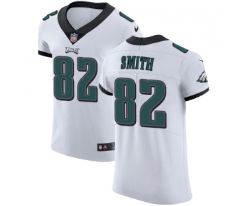 Men's Nike Philadelphia Eagles #82 Torrey Smith White Stitched NFL Vapor Untouchable Elite Jersey