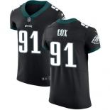 Men's Nike Philadelphia Eagles #91 Fletcher Cox Black Alternate Stitched NFL Vapor Untouchable Elite Jersey