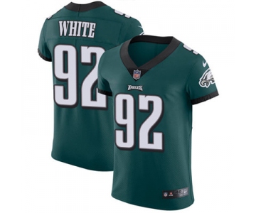 Men's Nike Philadelphia Eagles #92 Reggie White Midnight Green Team Color Stitched NFL Vapor Untouchable Elite Jersey