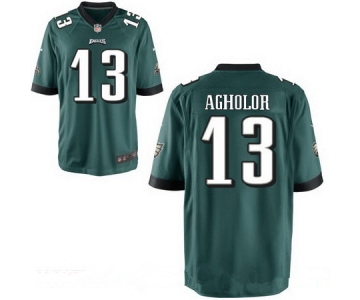 Men's Philadelphia Eagles #13 Nelson Agholor Midnight Green Team Color Stitched NFL Nike Elite Jersey