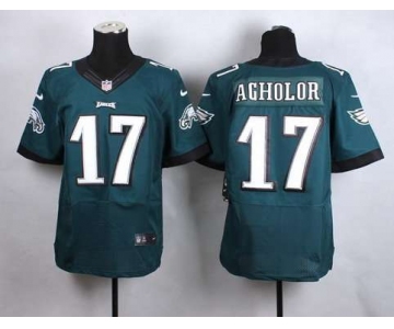 Men's Philadelphia Eagles #17 Nelson Agholor 2014 Nike Dark Green Elite Jersey