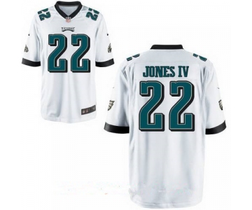 Men's Philadelphia Eagles #22 Sidney Jones IV White Road Stitched NFL Nike Elite Jersey