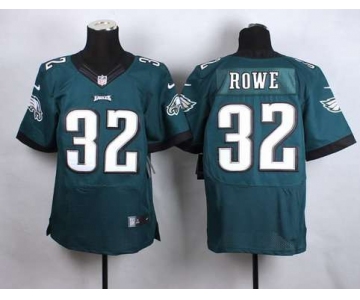 Men's Philadelphia Eagles #32 Eric Rowe 2014 Nike Dark Green Elite Jersey