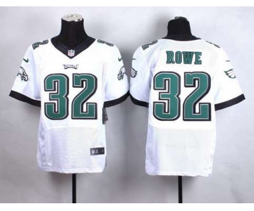 Men's Philadelphia Eagles #32 Eric Rowe 2014 Nike White Elite Jersey