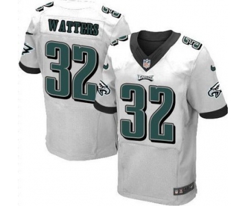 Men's Philadelphia Eagles #32 Ricky Watters White Retired Player NFL Nike Elite Jersey