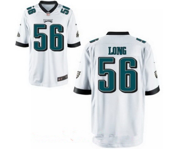 Men's Philadelphia Eagles #56 Chris Long White Road Stitched NFL Nike Elite Jersey