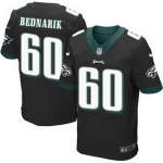 Men's Philadelphia Eagles #60 Chuck Bednarik Black Retired Player NFL Nike Elite Jersey