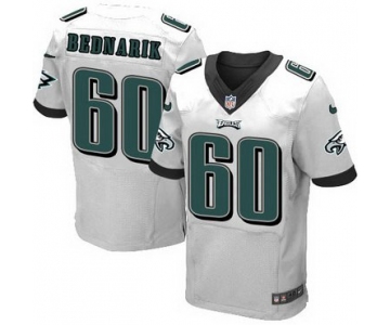 Men's Philadelphia Eagles #60 Chuck Bednarik White Retired Player NFL Nike Elite Jersey