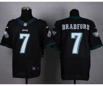 Men's Philadelphia Eagles #7 Sam Bradford 2014 Nike Black Elite Jersey