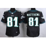 Men's Philadelphia Eagles #81 Jordan Matthews 2014 Nike Black Elite Jersey