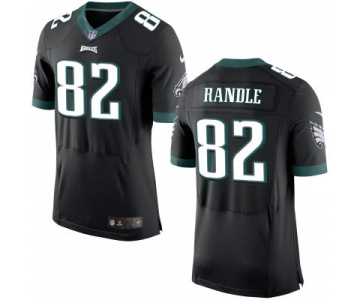 Men's Philadelphia Eagles #82 Rueben Randle Black Alternate NFL Nike Elite Jersey