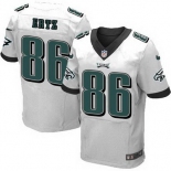 Men's Philadelphia Eagles #86 Zach Ertz 2014 Nike White Elite Jersey