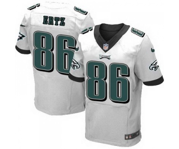 Men's Philadelphia Eagles #86 Zach Ertz 2014 Nike White Elite Jersey