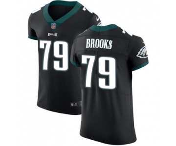 Nike Eagles #79 Brandon Brooks Black Alternate Men's Stitched NFL Vapor Untouchable Elite Jersey