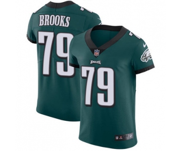 Nike Eagles #79 Brandon Brooks Midnight Green Team Color Men's Stitched NFL Vapor Untouchable Elite Jersey