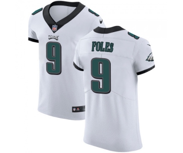 Nike Eagles #9 Nick Foles White Men's Stitched NFL Vapor Untouchable Elite Jersey