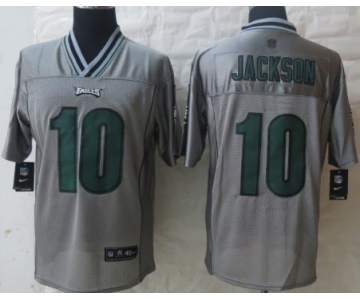 Nike Philadelphia Eagles #10 DeSean Jackson 2013 Gray Vapor Elite Jersey