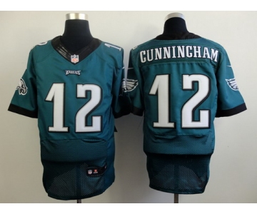 Nike Philadelphia Eagles #12 Randall Cunningham 2014 Dark Green Elite Jersey