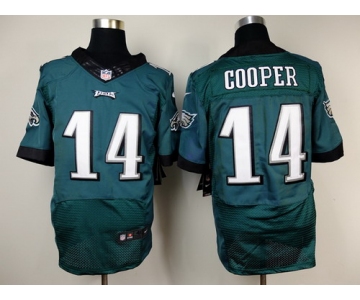 Nike Philadelphia Eagles #14 Riley Cooper 2014 Dark Green Elite Jersey