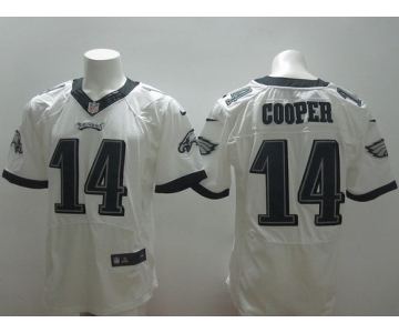 Nike Philadelphia Eagles #14 Riley Cooper 2014 White Elite Jersey