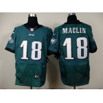 Nike Philadelphia Eagles #18 Jeremy Maclin 2014 Dark Green Elite Jersey