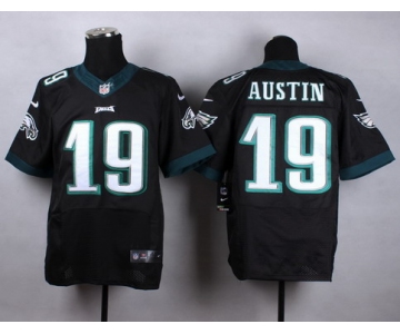 Nike Philadelphia Eagles #19 Miles Austin Black Elite Jersey