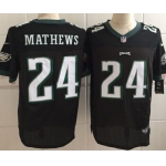 Nike Philadelphia Eagles #24 Ryan Mathews Black  Elite Jersey