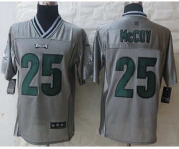 Nike Philadelphia Eagles #25 LeSean McCoy 2013 Gray Vapor Elite Jersey