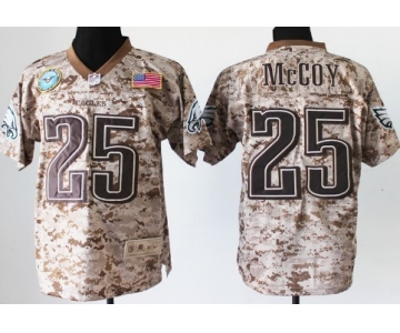 Nike Philadelphia Eagles #25 LeSean McCoy 2013 USMC Camo Elite Jersey