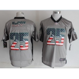 Nike Philadelphia Eagles #25 LeSean McCoy 2014 USA Flag Fashion Gray Elite Jersey