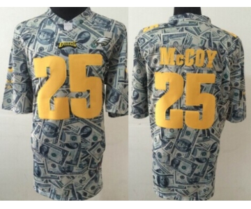 Nike Philadelphia Eagles #25 LeSean McCoy Dollars Fashion Elite Jersey